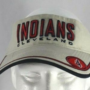 Cleveland Indians Tan Visor Adjustable